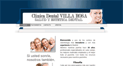 Desktop Screenshot of clinicadentalvillarosa.com